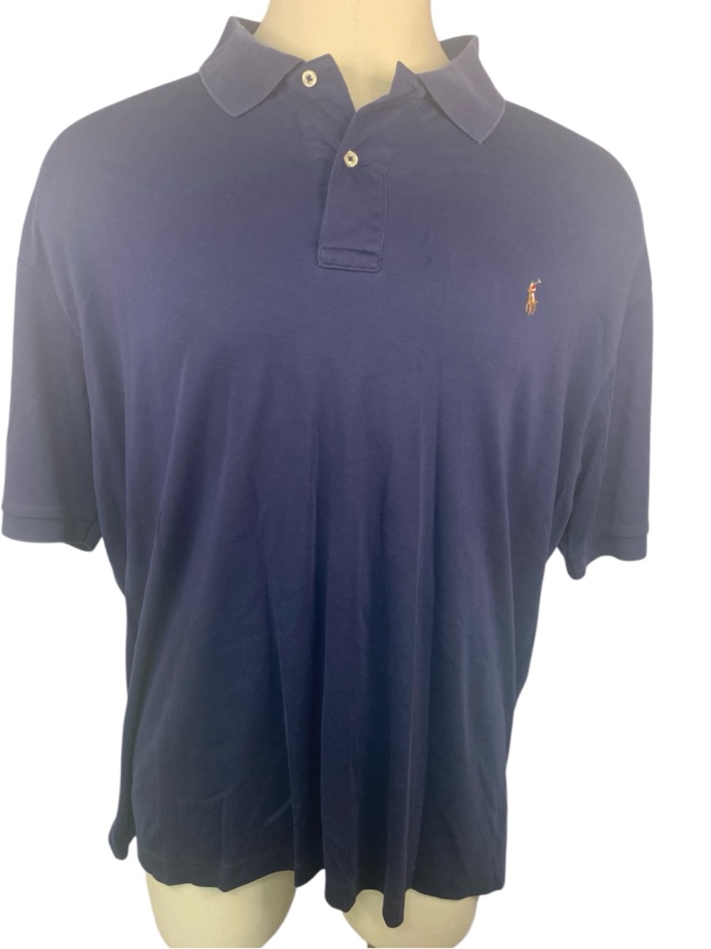 Polo by Ralph Lauren Navy Short-Sleeve Polo Shirt Men’s 3XB Big
